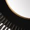 Glitzhome® 35" Vintage Industrial Metal Round Wall Mirror